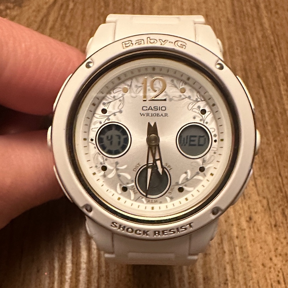 Casio Baby-G White Shock Resist Watch